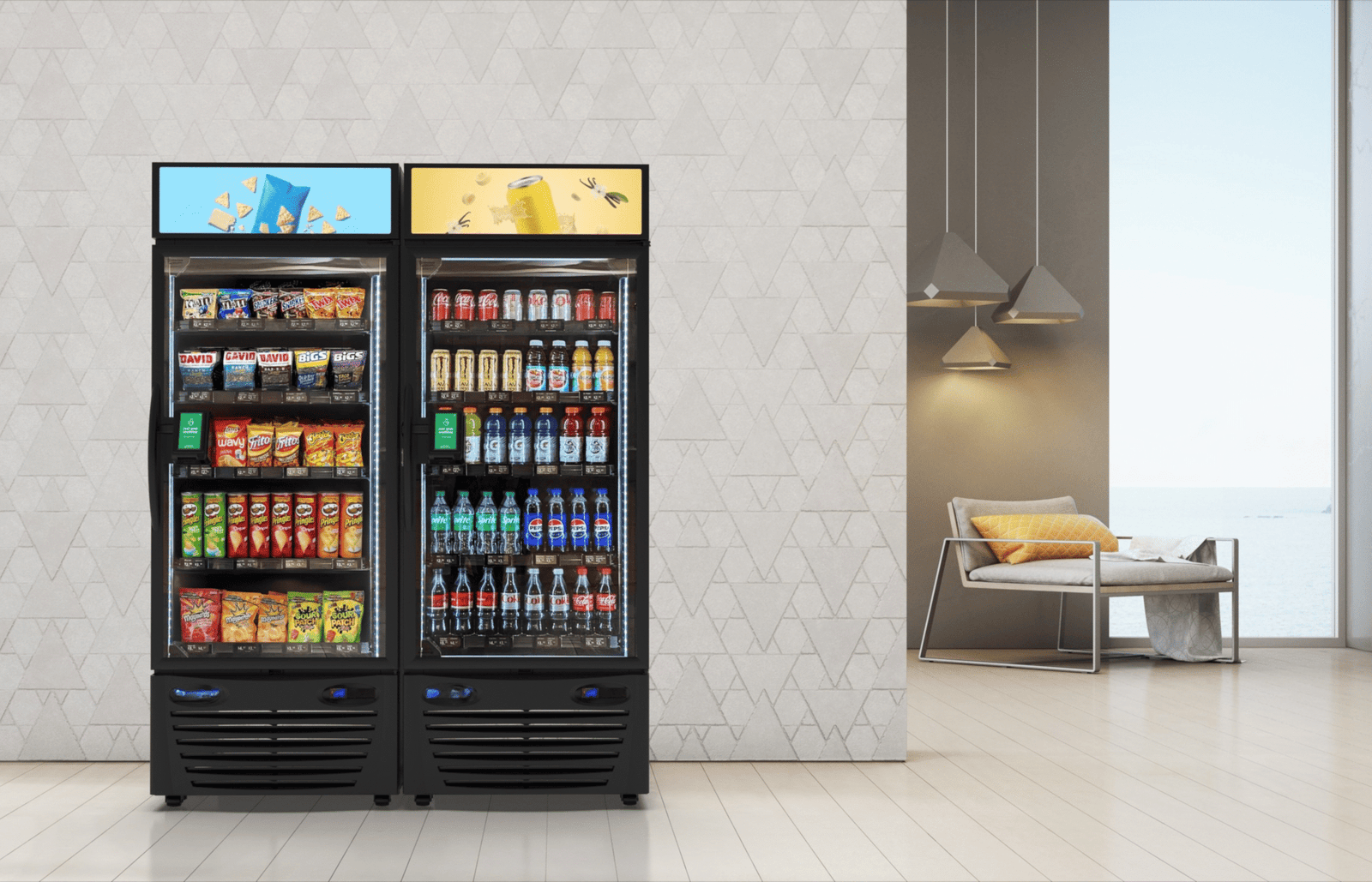 Vending Machines in Residential area